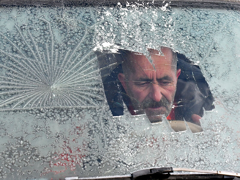 Kars ve Ardahan'da soğuk hava camları dondurdu - 3. Resim