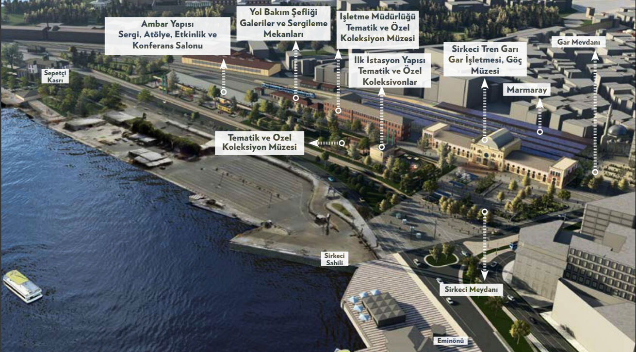 Haydarpaşa ve Sirkeci'de büyük proje! Boğaz'ın iki yakası sanatla birleşiyor - 1. Resim