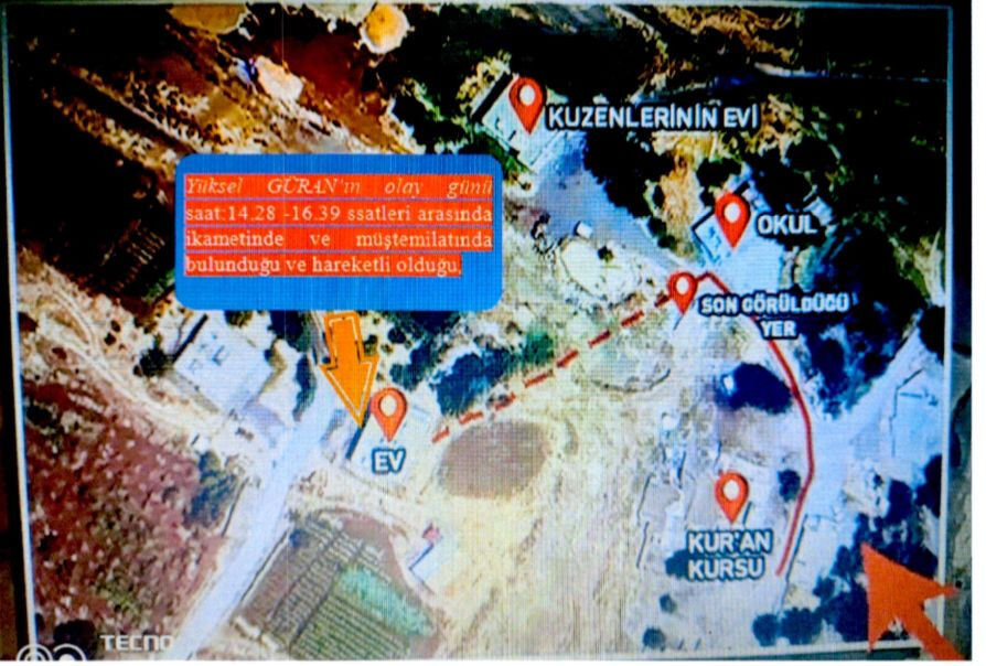 Narin Güran cinayetinde bilirkişi raporu! Olay günü attıkları her adım bu krokilerde - 4. Resim