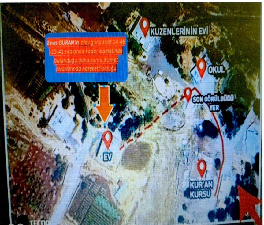 Narin Güran cinayetinde bilirkişi raporu! Olay günü attıkları her adım bu krokilerde - 5. Resim
