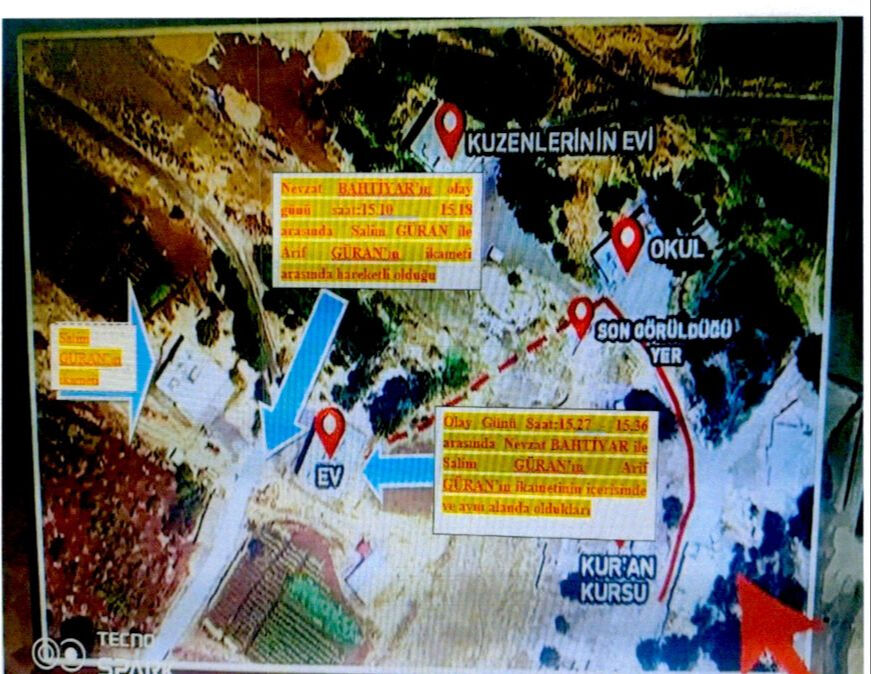 Narin Güran cinayetinde bilirkişi raporu! Olay günü attıkları her adım bu krokilerde - 2. Resim