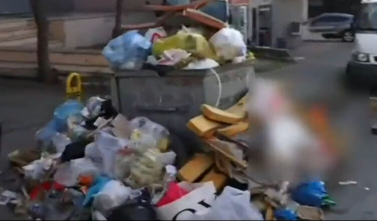 İşçiler Kartal Belediyesi'ne isyan edip greve gitti, sokaklar çöple doldu - 6. Resim