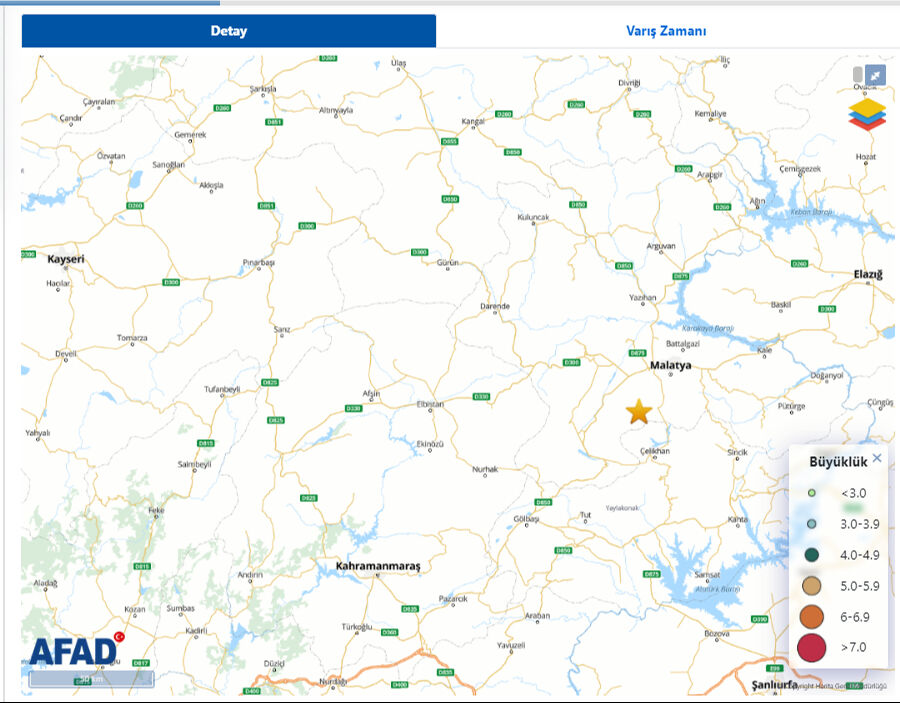 Malatya'da korkutan deprem! AFAD son dakika verileri açıkladı - 1. Resim