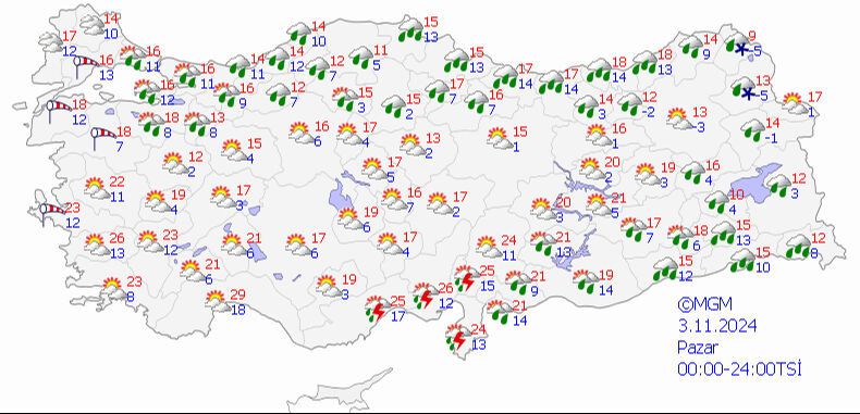 Meteoroloji'den son dakika uyarısı! Soğuk, yağmur, fırtına, kar geliyor - 1. Resim