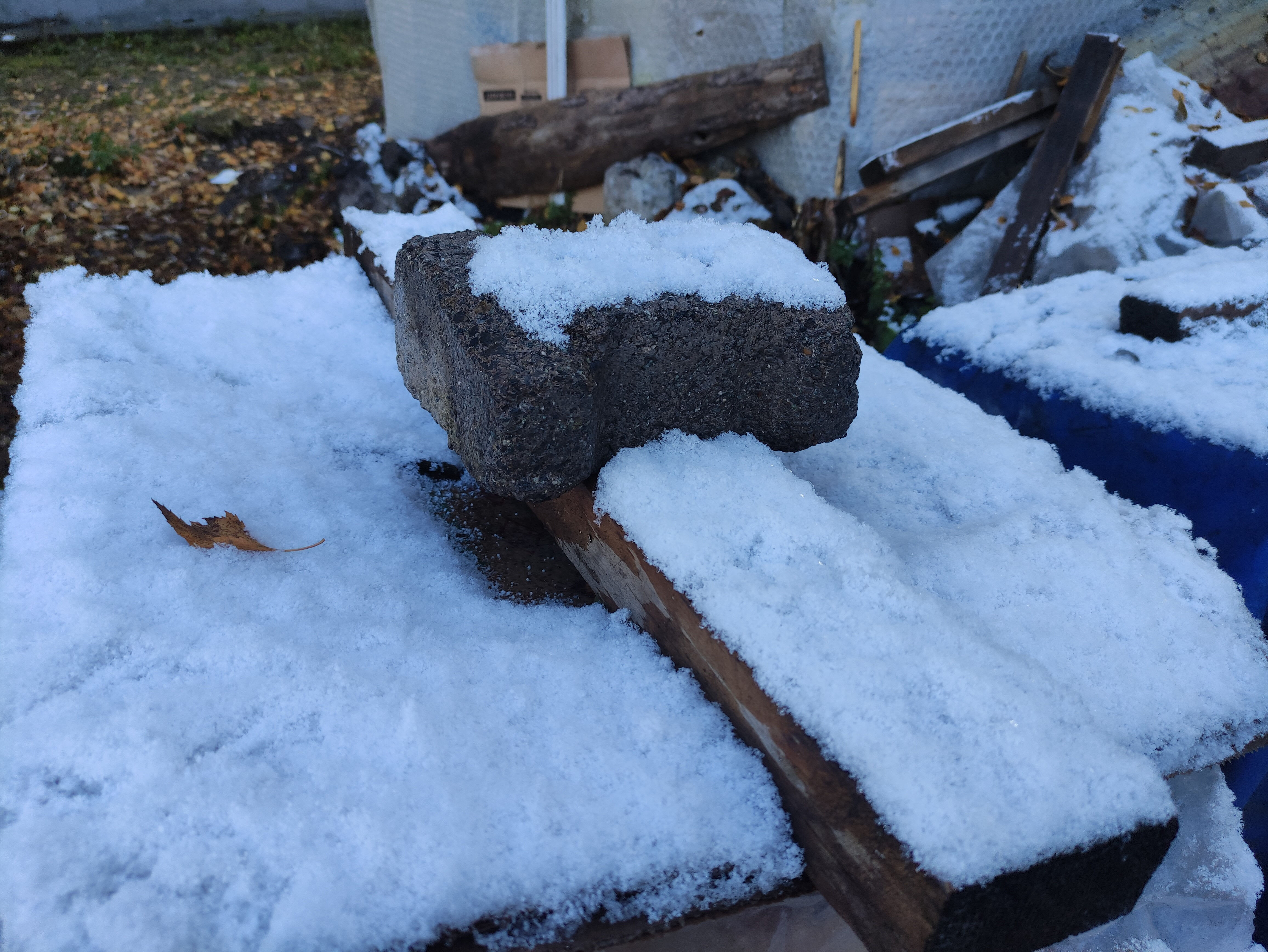 Ardahan buz tuttu! Hava sıcaklıkları eksileri buldu, tipiden göz gözü görmedi - 2. Resim