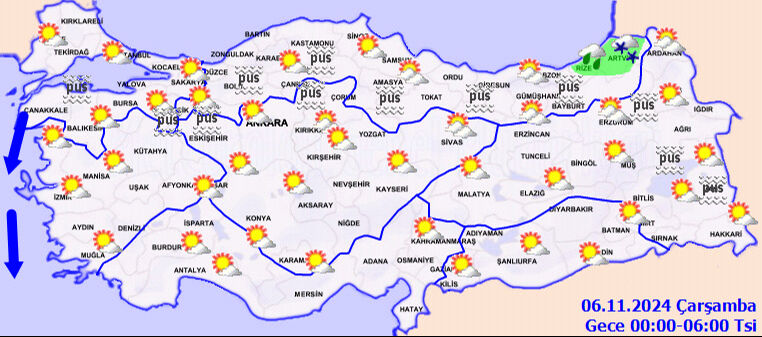 Meteoroloji'den 4 kente sarı kodlu uyarı: Saat verildi, kuvvetli geliyor - 4. Resim