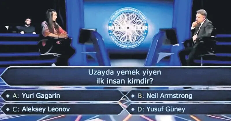 Yusuf Güney uzayda yemek yedi mi? Kim Milyoner Olmak İster’de gündeme geldi  Yusuf Güney uzayda yemek yedi mi? Kim Milyoner Olmak İster’de gündeme geldi  - 1. Resim