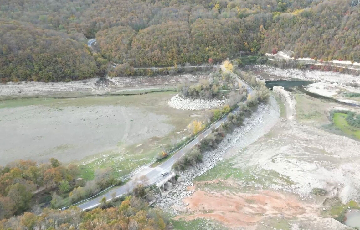 İstanbul'a su sağlayan Kazandere Barajı'nın son hali milyonları korkuttu - 3. Resim