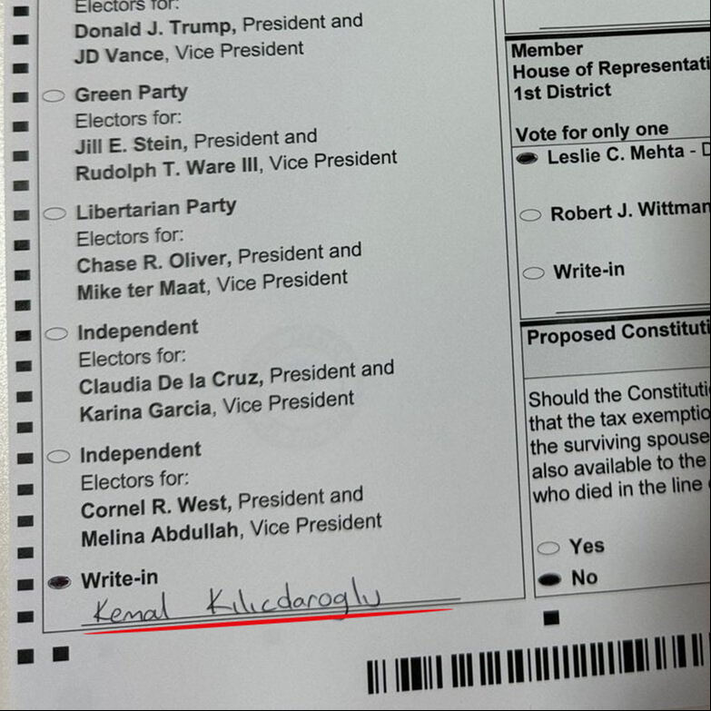 Trump ve Kamala Harris'in yarıştığı ABD Başkanlık Seçimi'nde Türk siyasetçiye oy çıktı Trump ve Kamala Harris'in yarıştığı ABD Başkanlık Seçimi'nde Türk siyasetçiye oy çıktı - 3. Resim
