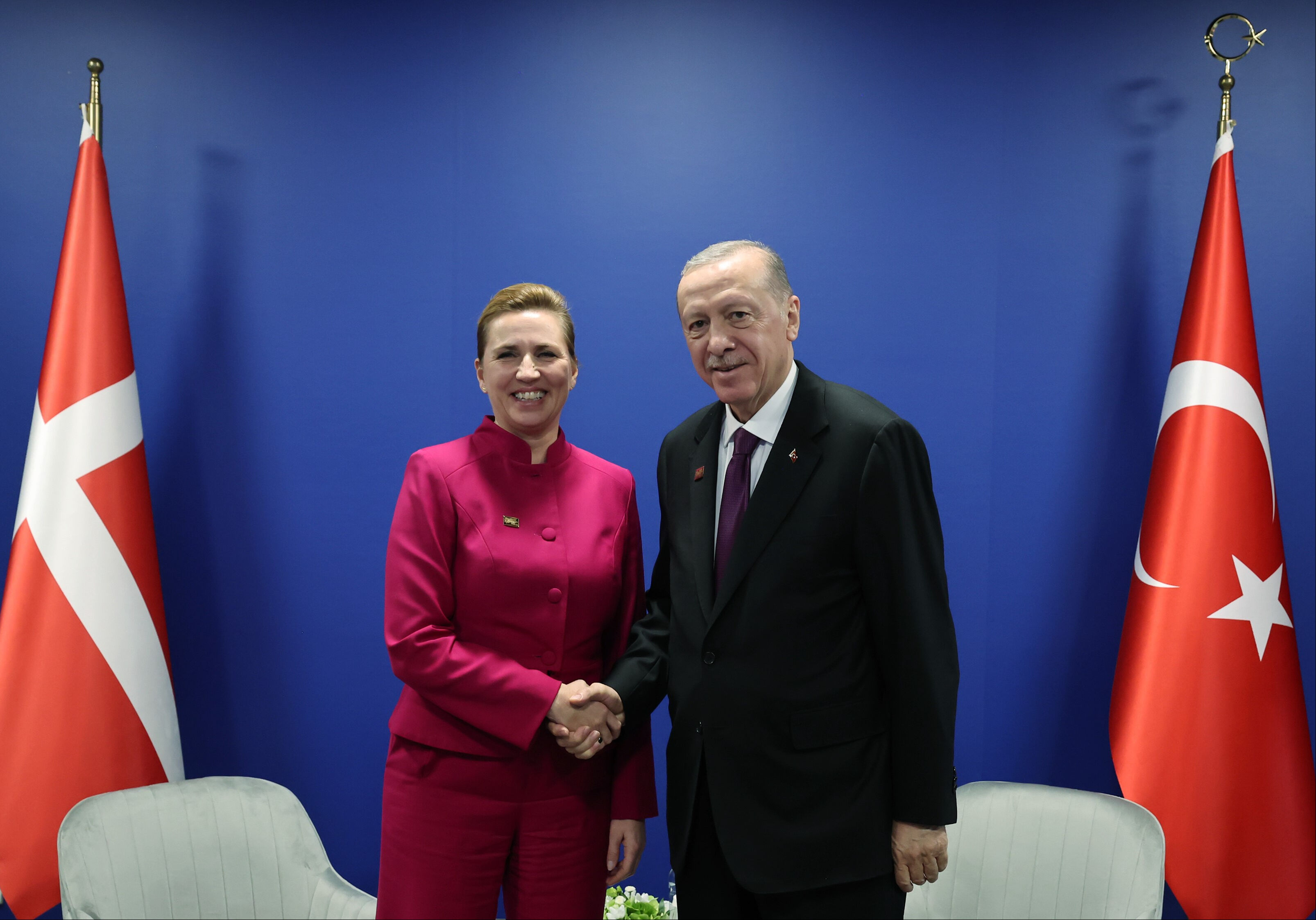 Cumhurbaşkanı Erdoğan, Macron ve Schoof ile görüştü - 5. Resim