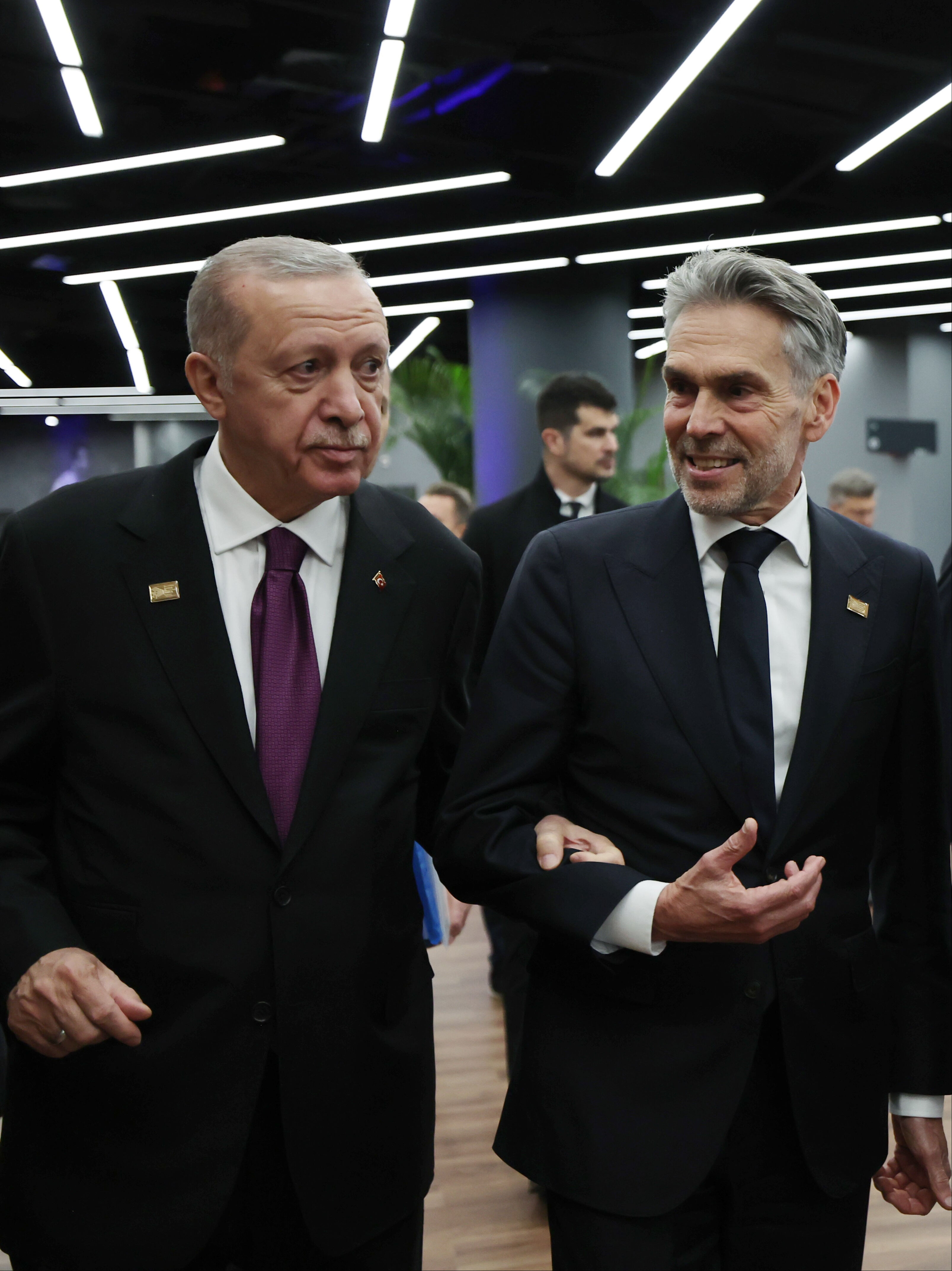 Erdoğan, Cumhurbaşkanı Erdoğan, Hollanda Başbakanı Schoof ile görüştü - 1. Resim