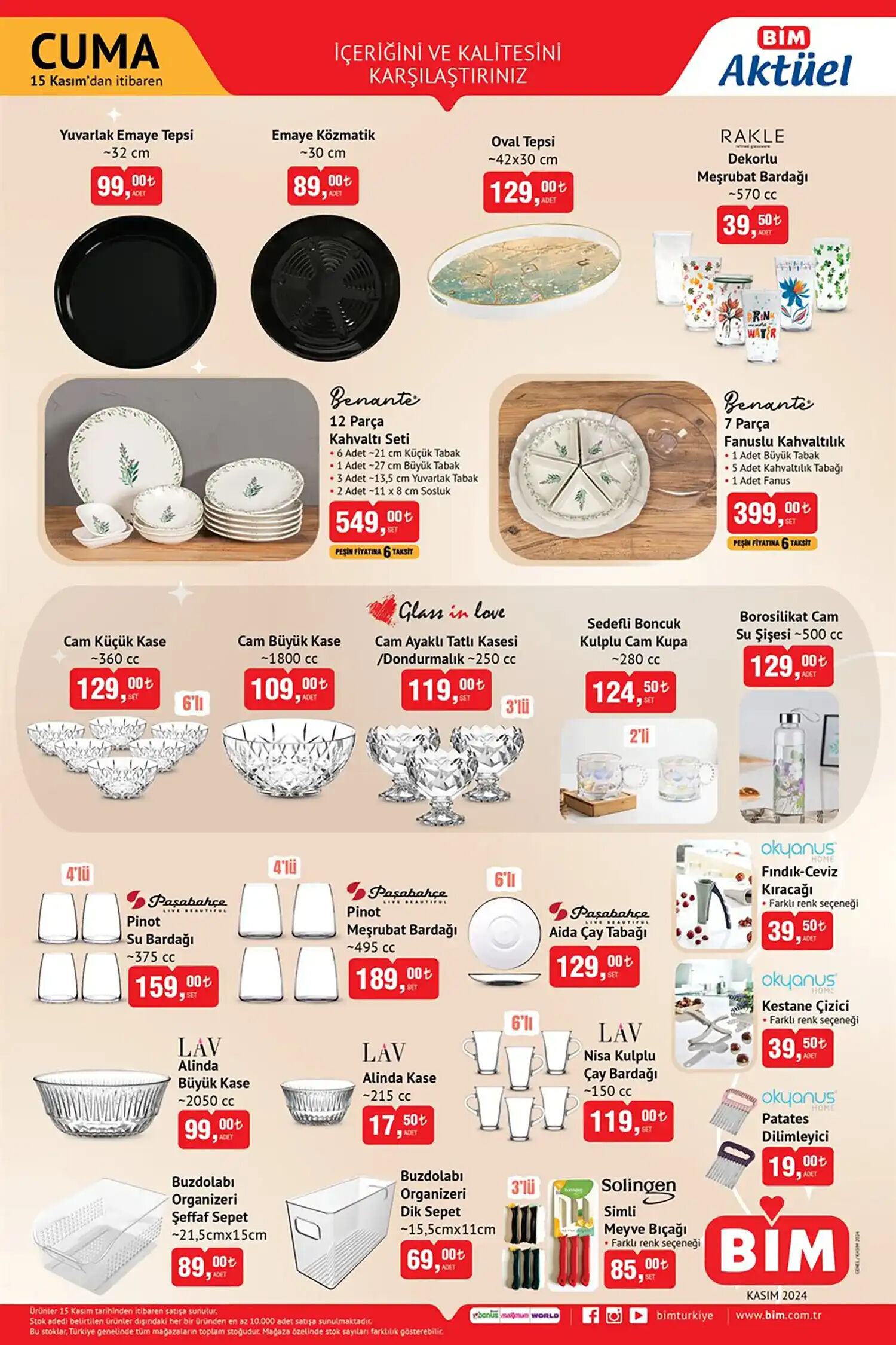 15 Kasım BİM Aktüel kataloğu: Televizyon, yazıcı ve tost makinesi geliyor - 3. Resim