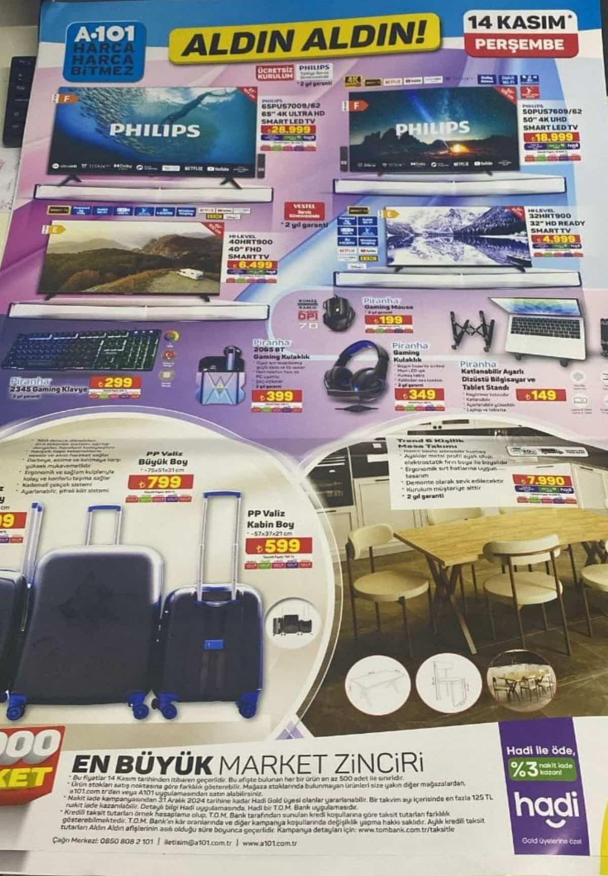 A101 14 Kasım Aktüel: Aynı üründen 1 alana 1 bedava kampanyası! A101 14 Kasım Aktüel: Aynı üründen 1 alana 1 bedava kampanyası! - 1. Resim