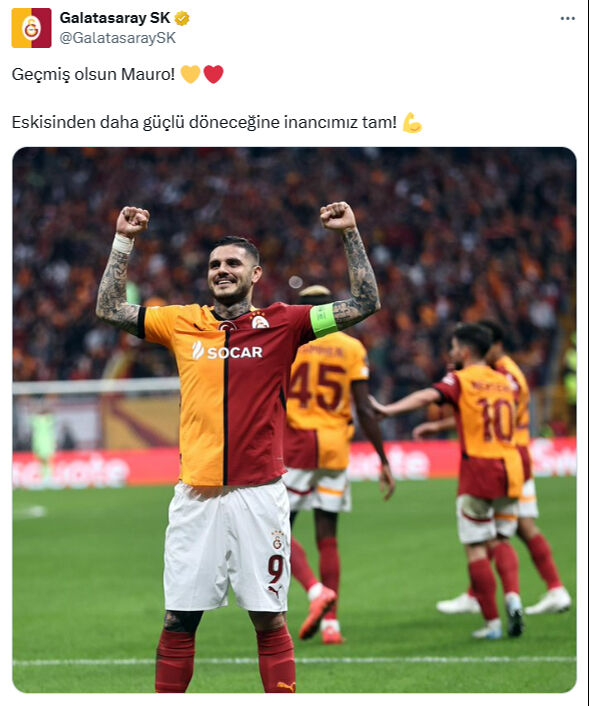 Galatasaray'da Mauro Icardi şoku! Yıldız oyuncu sezonu kapattı Galatasaray'da Mauro Icardi şoku! Yıldız oyuncu sezonu kapattı - 4. Resim