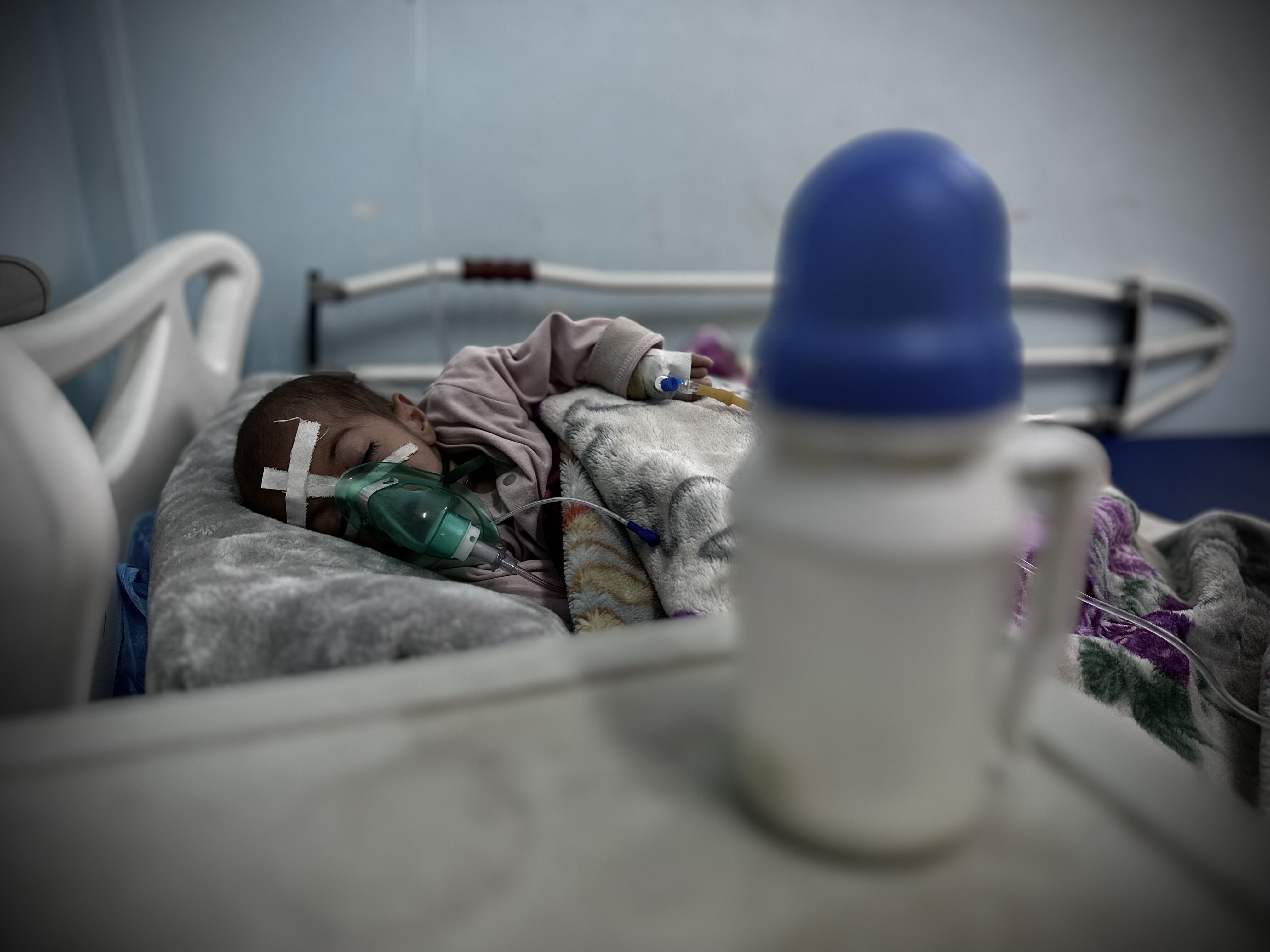 İşgal ordusu hastane yerleşkesindeki çadırları bombaladı - 5. Resim