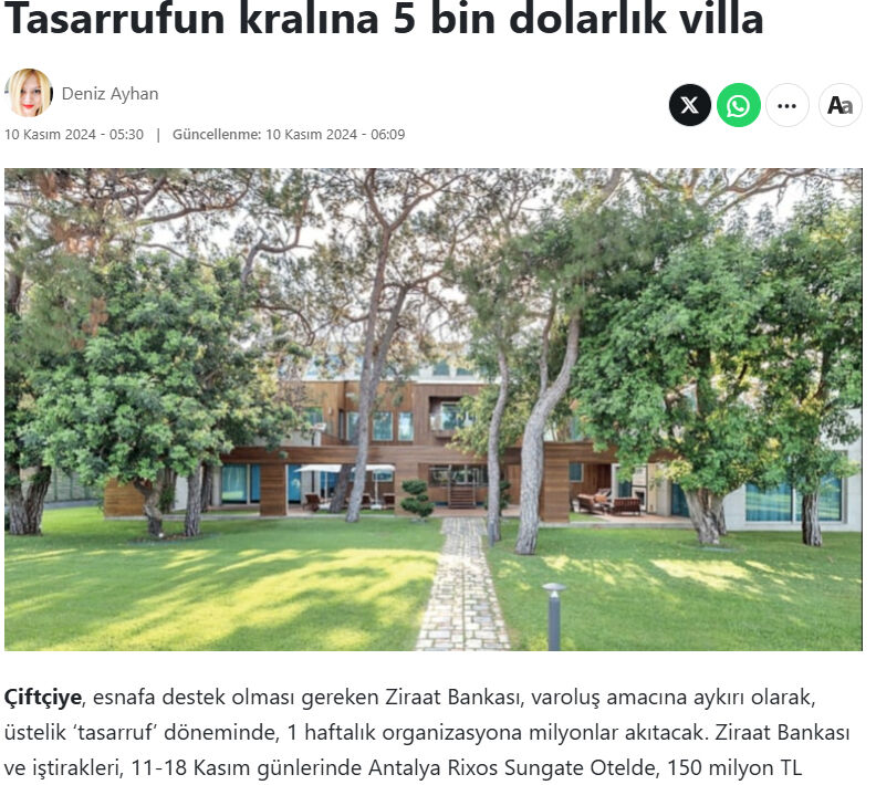 Hazine ve Maliye Bakanlığı'ndan Sözcü'nün Bakan Mehmet Şimşek hakkındaki haberine tepki Hazine ve Maliye Bakanlığı'ndan Sözcü'nün Bakan Mehmet Şimşek hakkındaki haberine tepki - 1. Resim