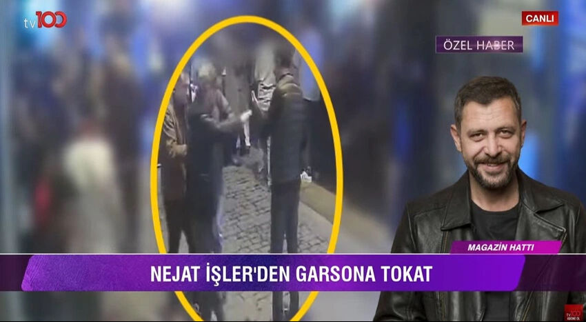 Nejat İşler'den skandal hareket! Ortalığı birbirine kattı! Yetmedi garsonu tokatladı - 2. Resim