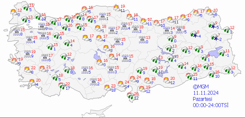 Önümüzdeki 5 günün hava tahmin raporu açıklandı! İstanbul dahil 8 il için uyarı üstüne uyarı - 1. Resim