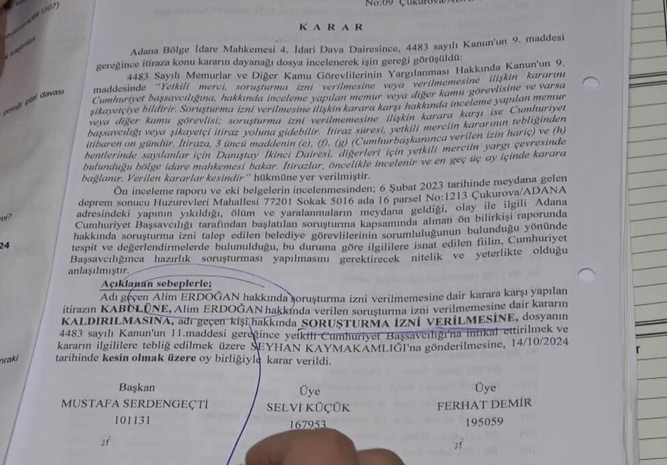 6 Şubat depreminde Adana'daki bir binada 82 kişi ölmüştü! İmar müdürü için karar verildi 6 Şubat depreminde Adana'daki bir binada 82 kişinin ölmüştü! İmar müdürü için karar verildi - 3. Resim