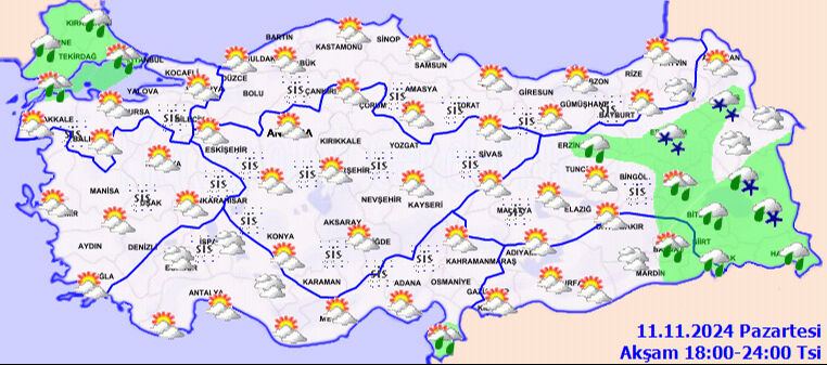 Meteoroloji'den  kar ve sağanak yağış uyarısı! Saat verildi, İstanbul pek çok kenti kapsıyor - 2. Resim