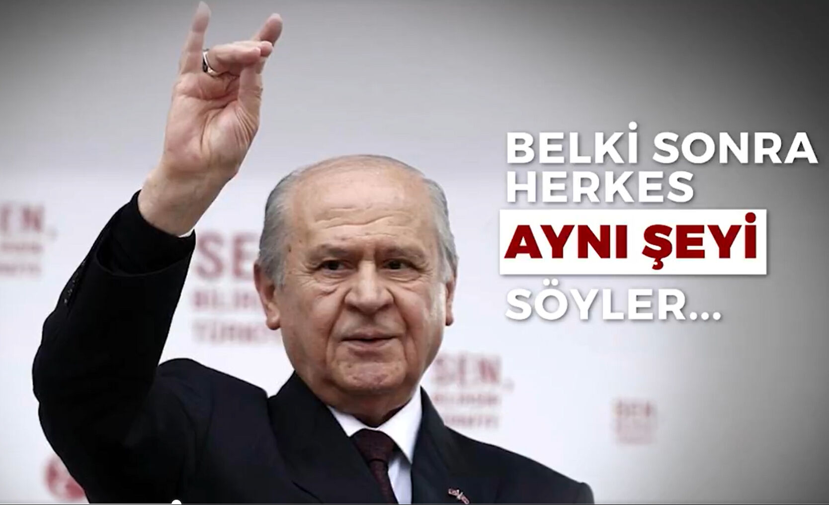 Bahçeli'nin paylaştığı video gündem oldu: Vakit tamamdır, söz konusu vatandır - 1. Resim