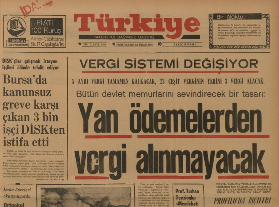 KDV’nin ayak sesleri: 23 çeşit vergi 3 çeşide düştü (5 Ekim 1976) KDV’nin ayak sesleri: 23 çeşit vergi 3 çeşide düştü (5 Ekim 1976) - 1. Resim