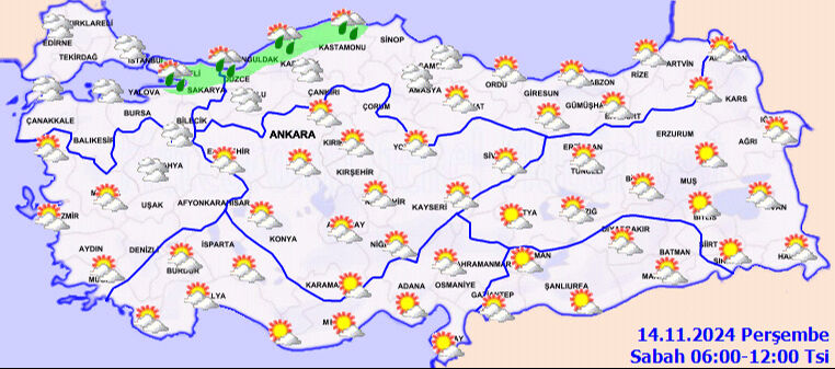 Meteoroloji saat vererek uyardı! İstanbul dahil çok sayıda ile sağanak yağış geliyor - 6. Resim