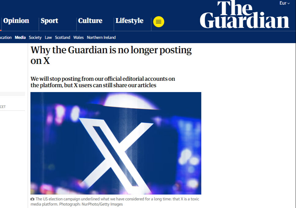 The Guardian'dan 'X'te paylaşım durdurma' kararı! Elon Musk'ı hedef gösterdiler - 3. Resim