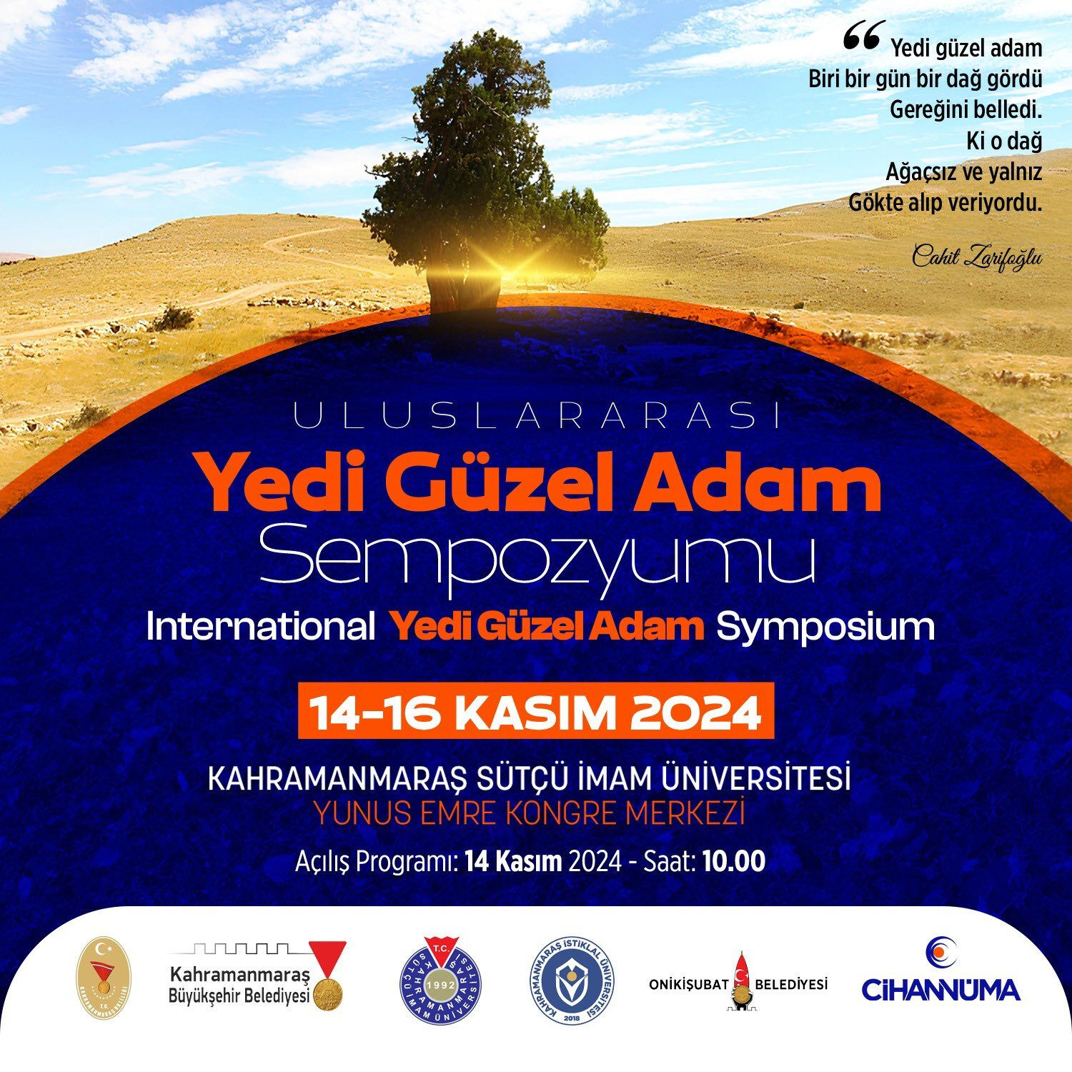 "Uluslararası Yedi Güzel Adam Sempozyumu" yarın başlıyor! Kahramanmaraş şairlerini anıyor - 1. Resim