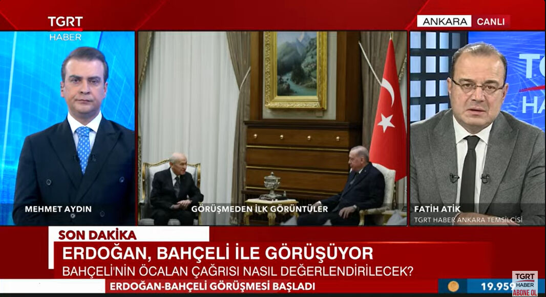 Erdoğan-Bahçeli zirvesi Külliye'de başladı - 1. Resim