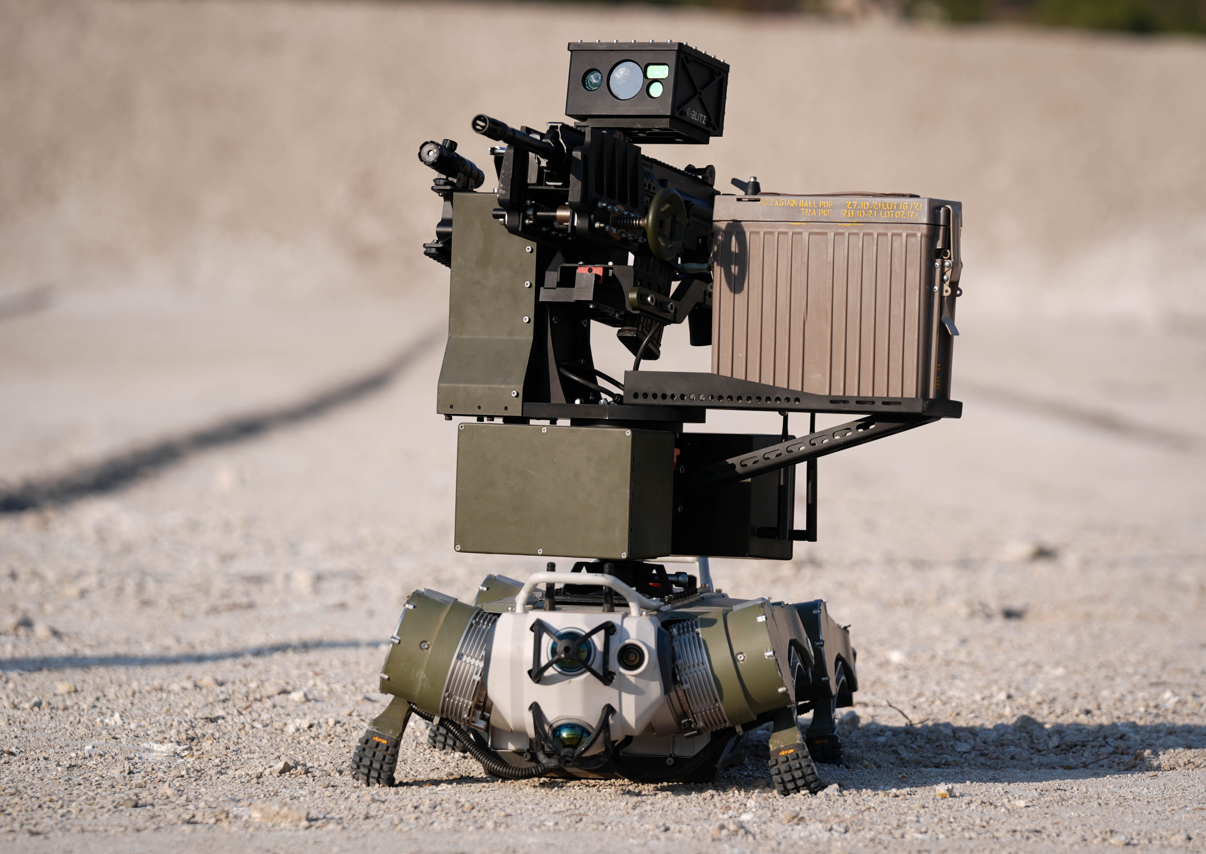 Milli robot köpek "Bars" keskin nişancılıkta göz doldurdu! - 3. Resim