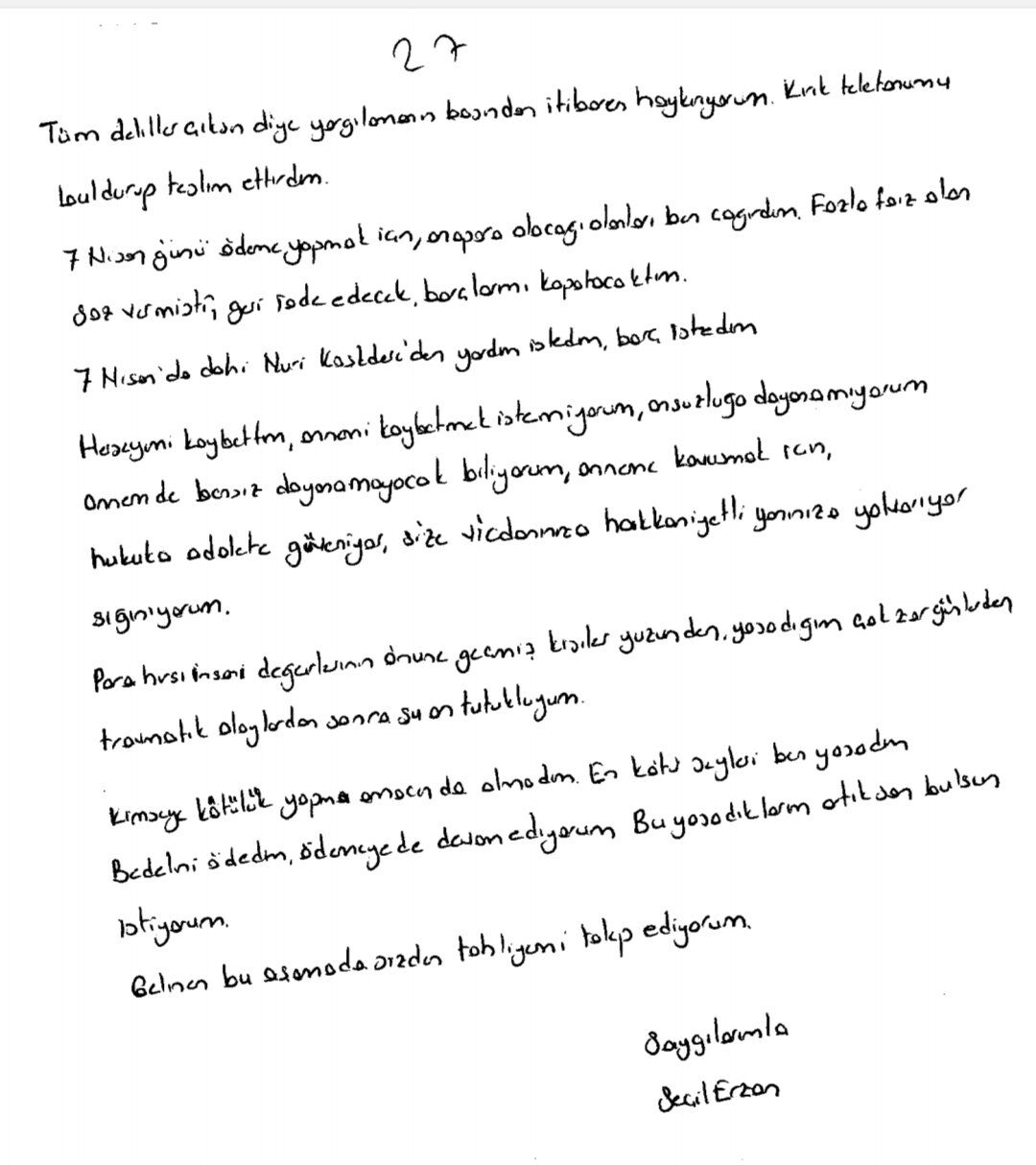 Seçil Erzan'dan 27 sayfalık mektup! Arda Turan ve Fatih Terim'in eski damadını hedef aldı - 7. Resim