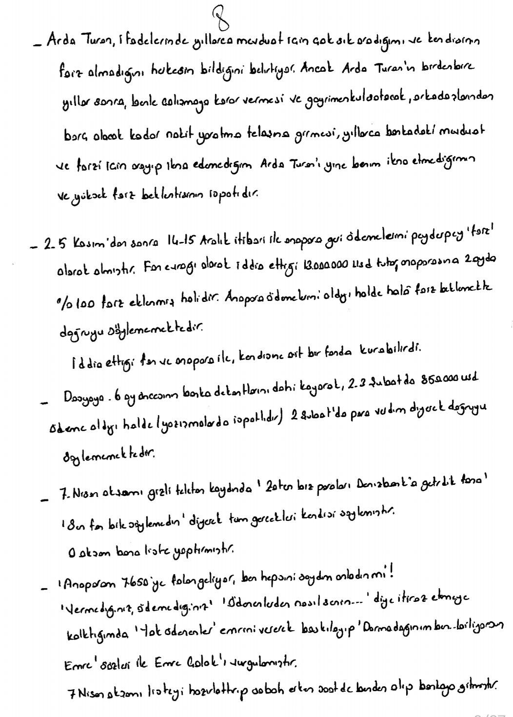 Seçil Erzan'dan 27 sayfalık mektup! Arda Turan ve Fatih Terim'in eski damadını hedef aldı Seçil Erzan'dan 27 sayfalık mektup! Arda Turan ve Fatih Terim'in eski damadını hedef aldı - 5. Resim