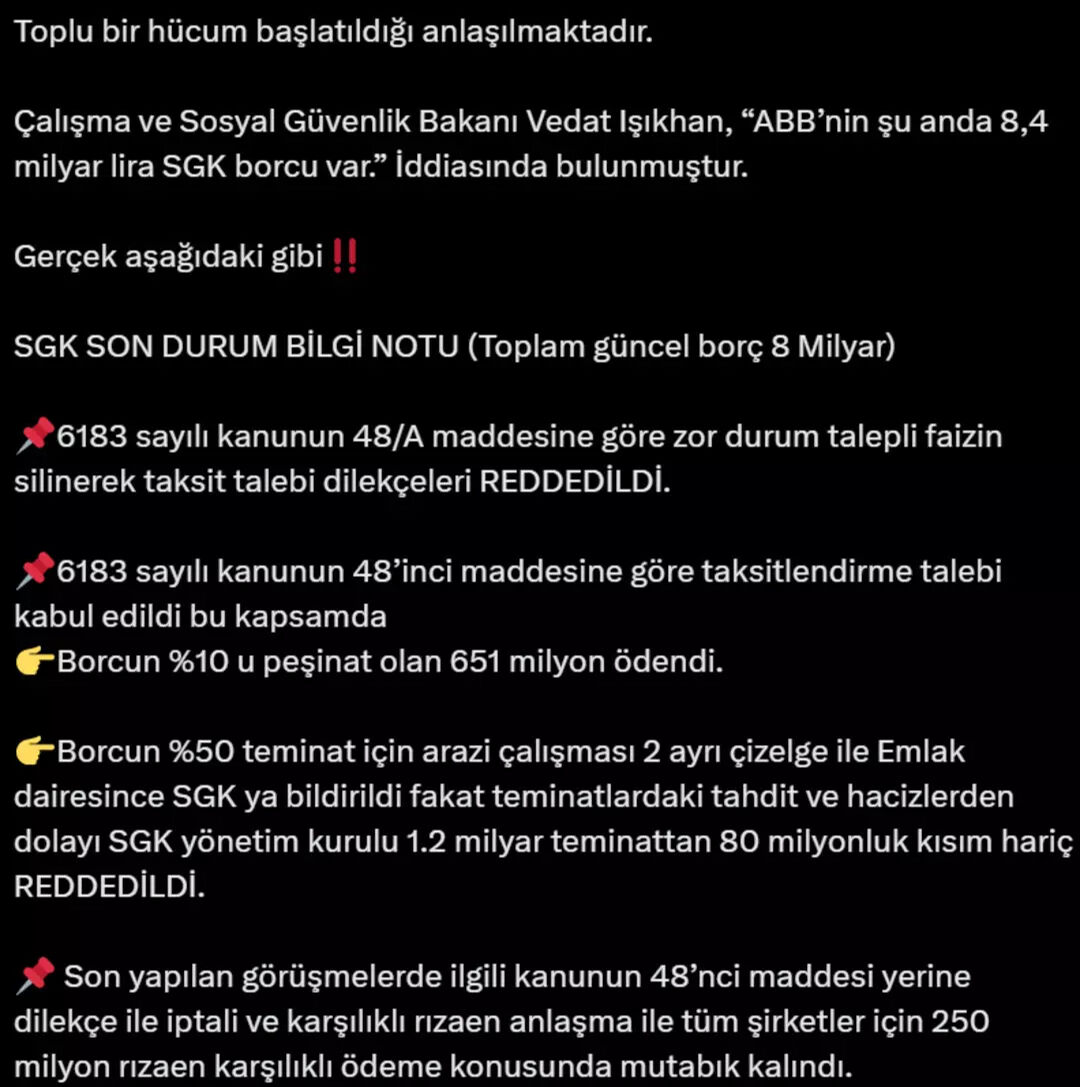 SGK açıkladı! 7 ayda 2 katına çıktı, işte Ankara Büyükşehir Belediyesi'nin toplam prim borcu - 1. Resim