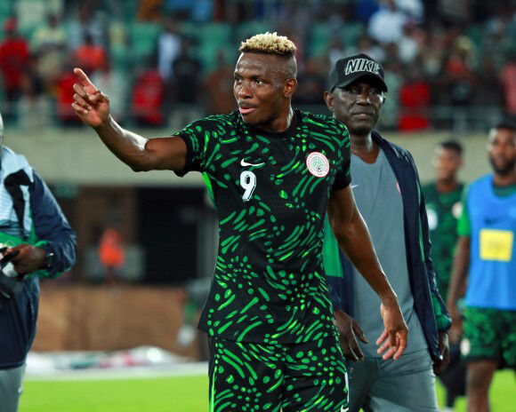 Galatasaray'ın yıldızı Victor Osimhen gollerine devam ediyor! Nijerya'ya 1 puanı getirdi - 2. Resim