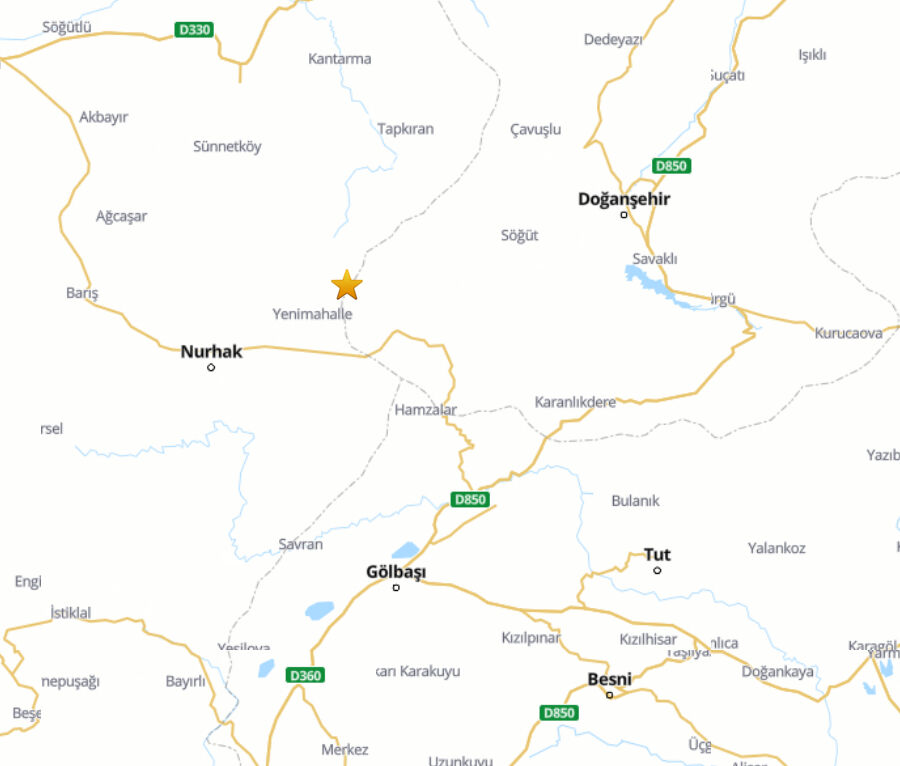 Malatya'da korkutan deprem! AFAD son dakika verileri duyurdu - 1. Resim