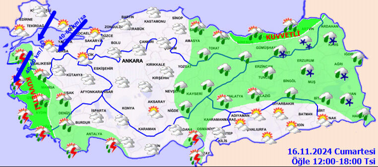 Meteoroloji İstanbul dahil birçok ili uyardı! Sıcaklıklar birden düşecek, kuvvetli yağış ve kar geliyor. - 9. Resim
