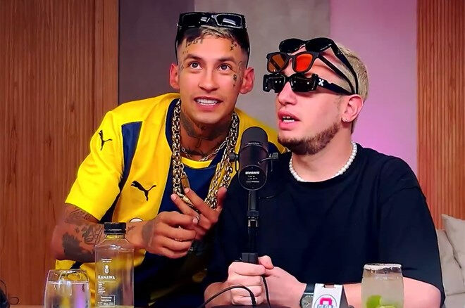 Wanda Nara'nın yeni sevgilisi L-Gante'den Mauro Icardi''ye gönderme! Canlı yayında Fenerbahçe forması giydi - 5. Resim