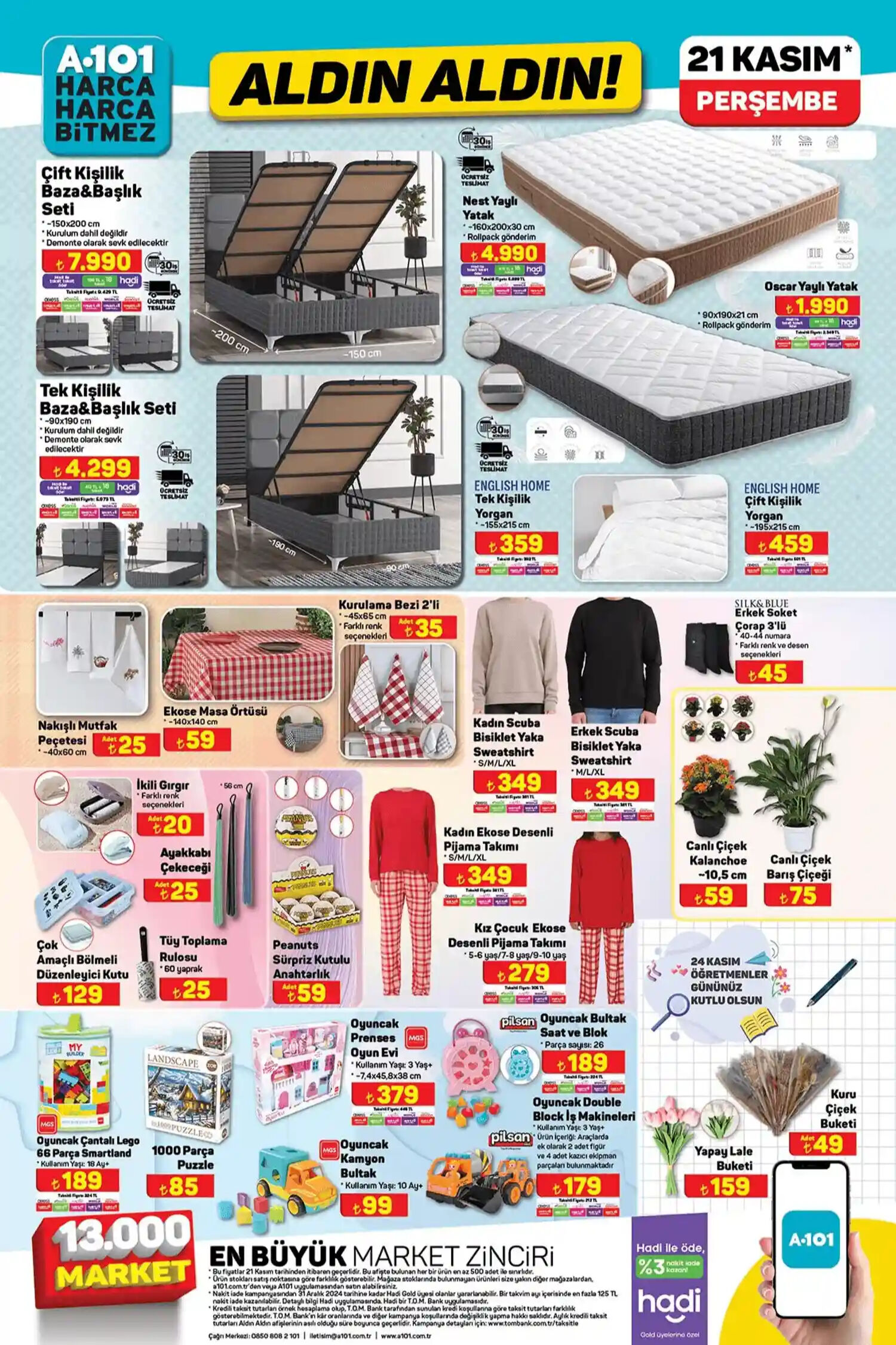 21 Kasım Perşembe A101 Aktüel kataloğu: Markette Dubai şöleni başlıyor - 5. Resim