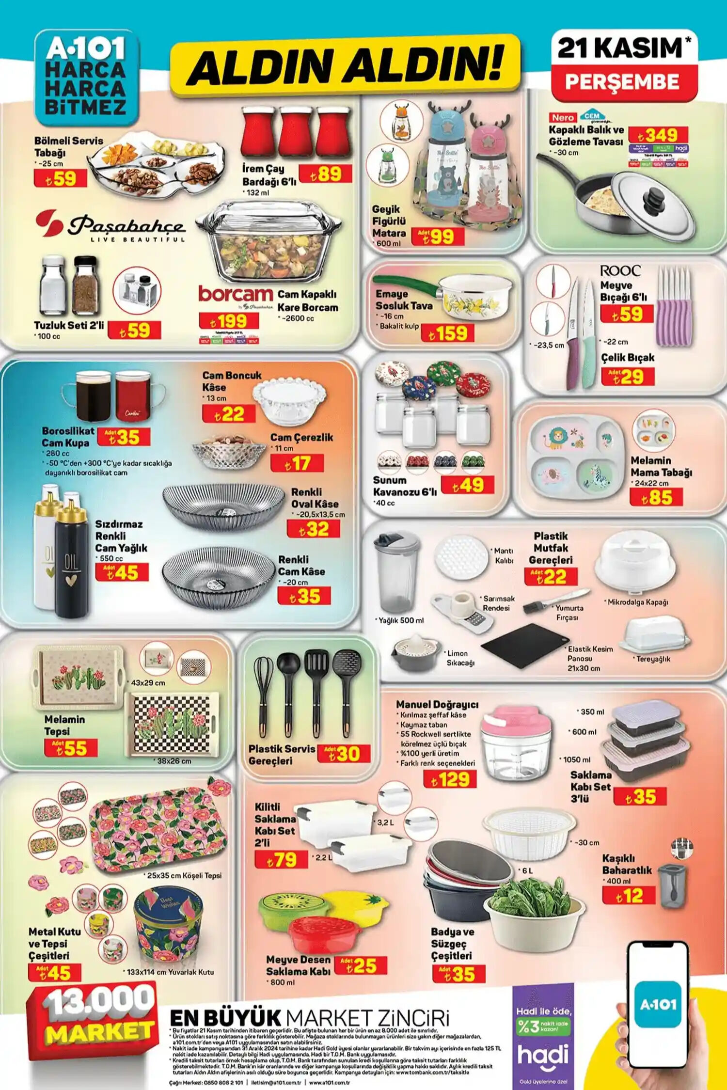 21 Kasım Perşembe A101 Aktüel kataloğu: Markette Dubai şöleni başlıyor - 4. Resim