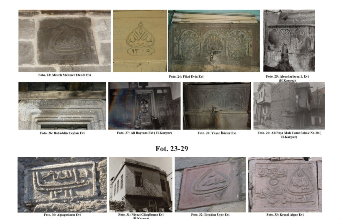 Maşallah ve ay yıldızla donatılan tarih! Erzurum evlerinin kitabeleri incelendi - 1. Resim
