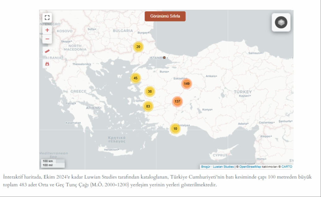 Batı Anadolu'daki Luvi Uygarlığı hakkında veriler yayınlandı! Tunç Çağı'na ait 483 yerin bilgileri paylaşıldı Batı Anadolu'daki Luvi Uygarlığı hakkında veriler yayınlandı! Tunç Çağı'na ait 483 yerin bilgileri paylaşıldı - 1. Resim