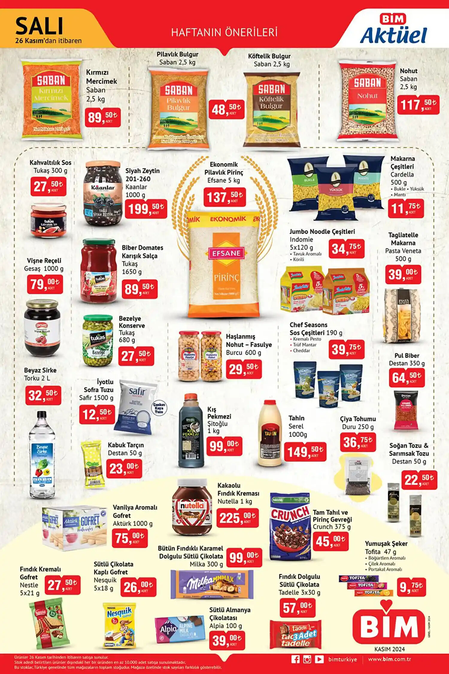 BİM 26 Kasım Aktüel indirimler kataloğu: Koşu bandı ve mekik sehpası geliyor - 1. Resim