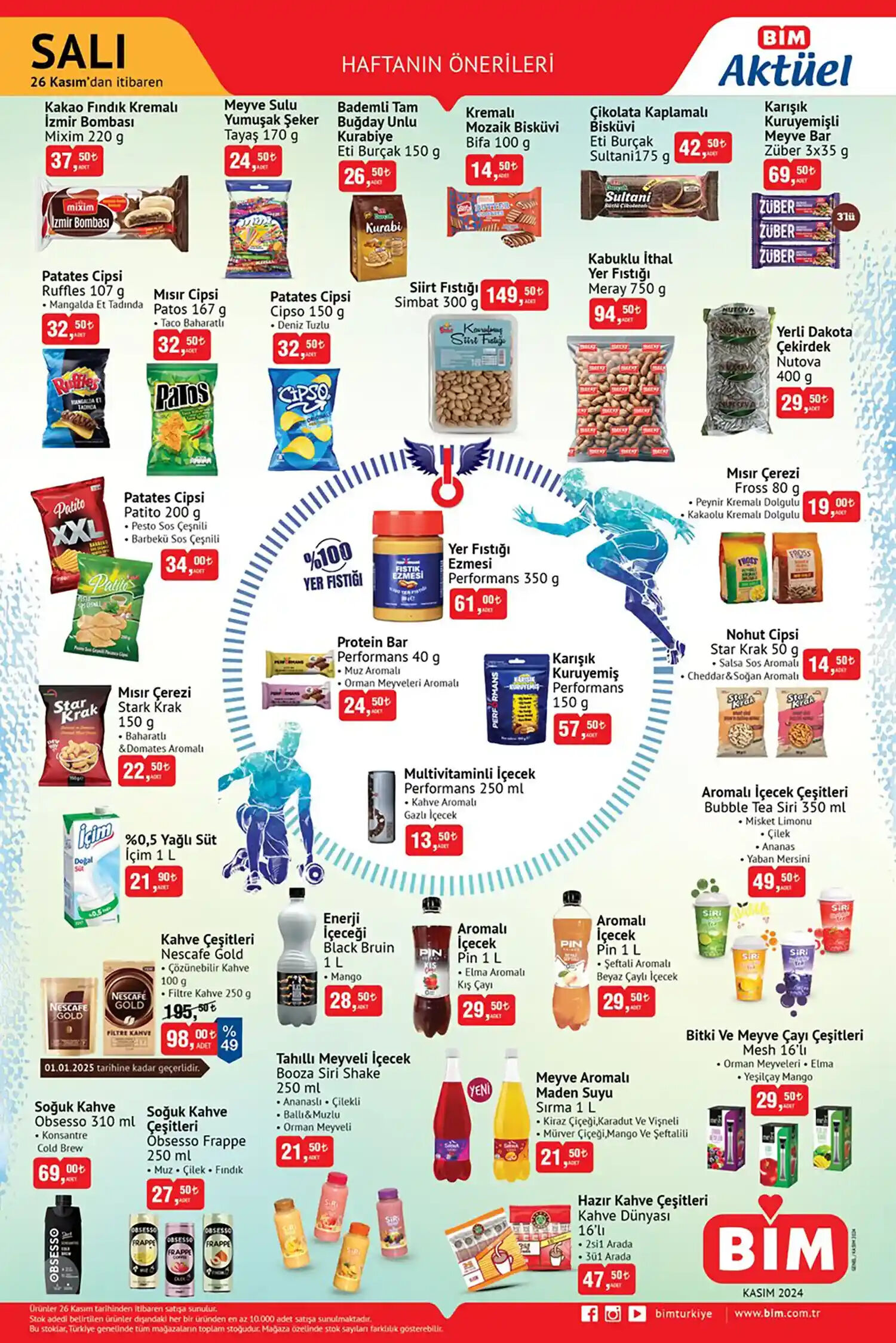 BİM 26 Kasım Aktüel indirimler kataloğu: Koşu bandı ve mekik sehpası geliyor - 2. Resim