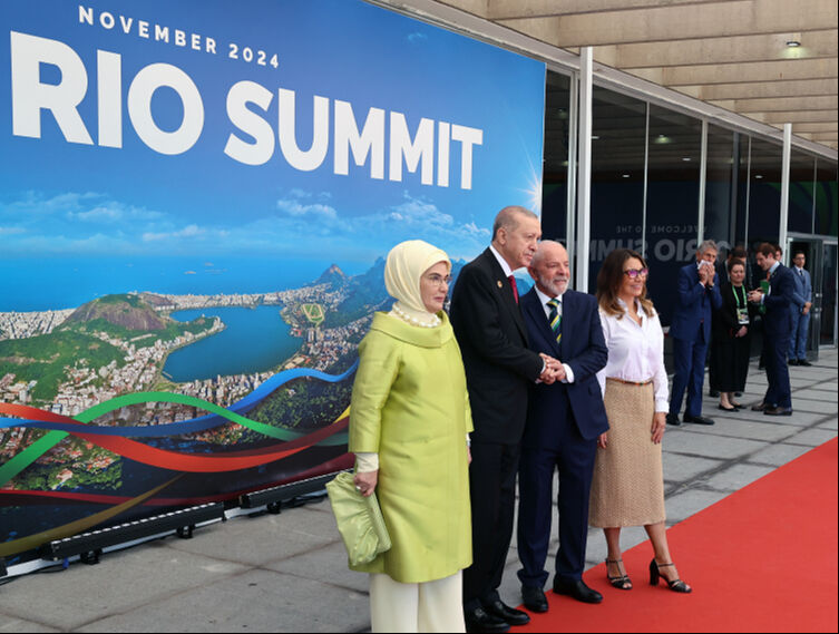 Erdoğan'dan G20 Zirvesi'nde 'felaket' çıkışı! İsrail soykırımını vurguladı, 'derhal ateşkes' dedi Erdoğan G20 zirvesinde! İlk oturuma iştirak etti - 2. Resim