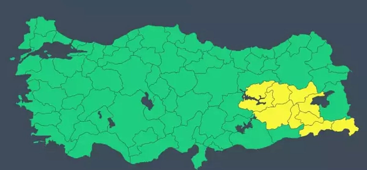 Meteoroloji saat vererek uyardı! Sarı kodlu alarm verildi, sağanak ve kar geliyor Meteoroloji saat vererek uyardı! Sarı kodlu alarm verildi, sağanak ve kar geliyor - 2. Resim