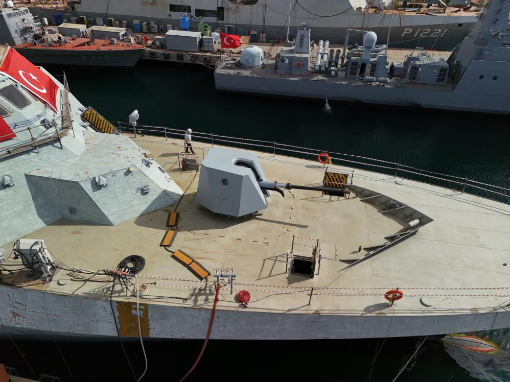Milli karakol gemisi TCG AKHİSAR özellikleriyle hayran bıraktı! Deniz topu ve milli silah detayı - 7. Resim