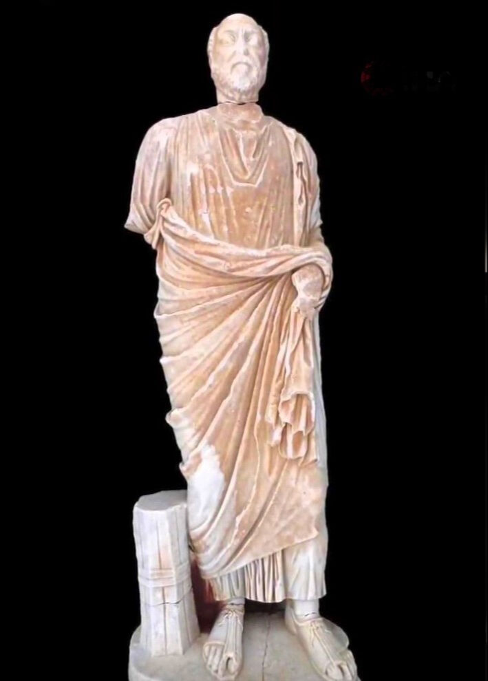 Denizli'de kayıp heykel başı ortaya çıktı! Tripolis’te gövdesi bulunan eser tamamlandı - 3. Resim