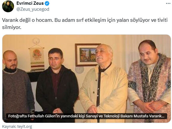 FETÖ üzerinden Milletvekili Mustafa Varank'ı hedef gösterdiler! Varank meydan okudu, Ataol Behramoğlu sessiz kaldı - 2. Resim