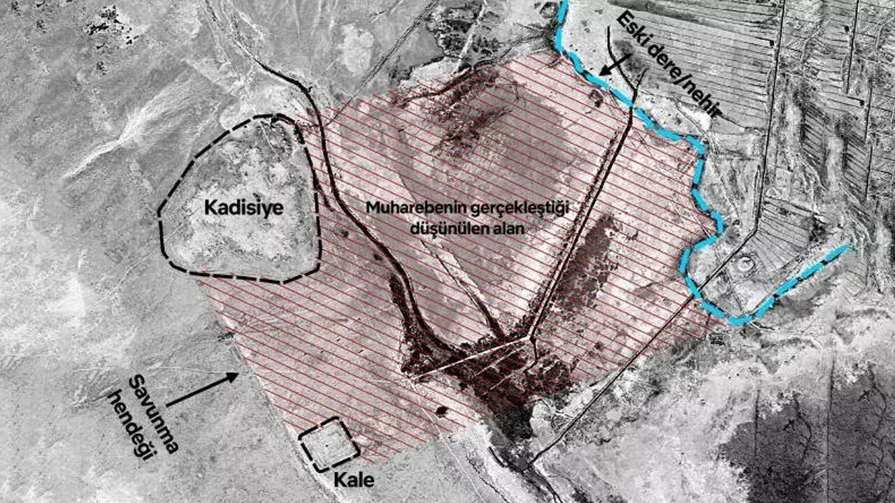Kadisiye Muharebesi savaş alanı bulundu! ABD'nin casus uyduları tarihi mekanı ortaya çıkardı - 1. Resim